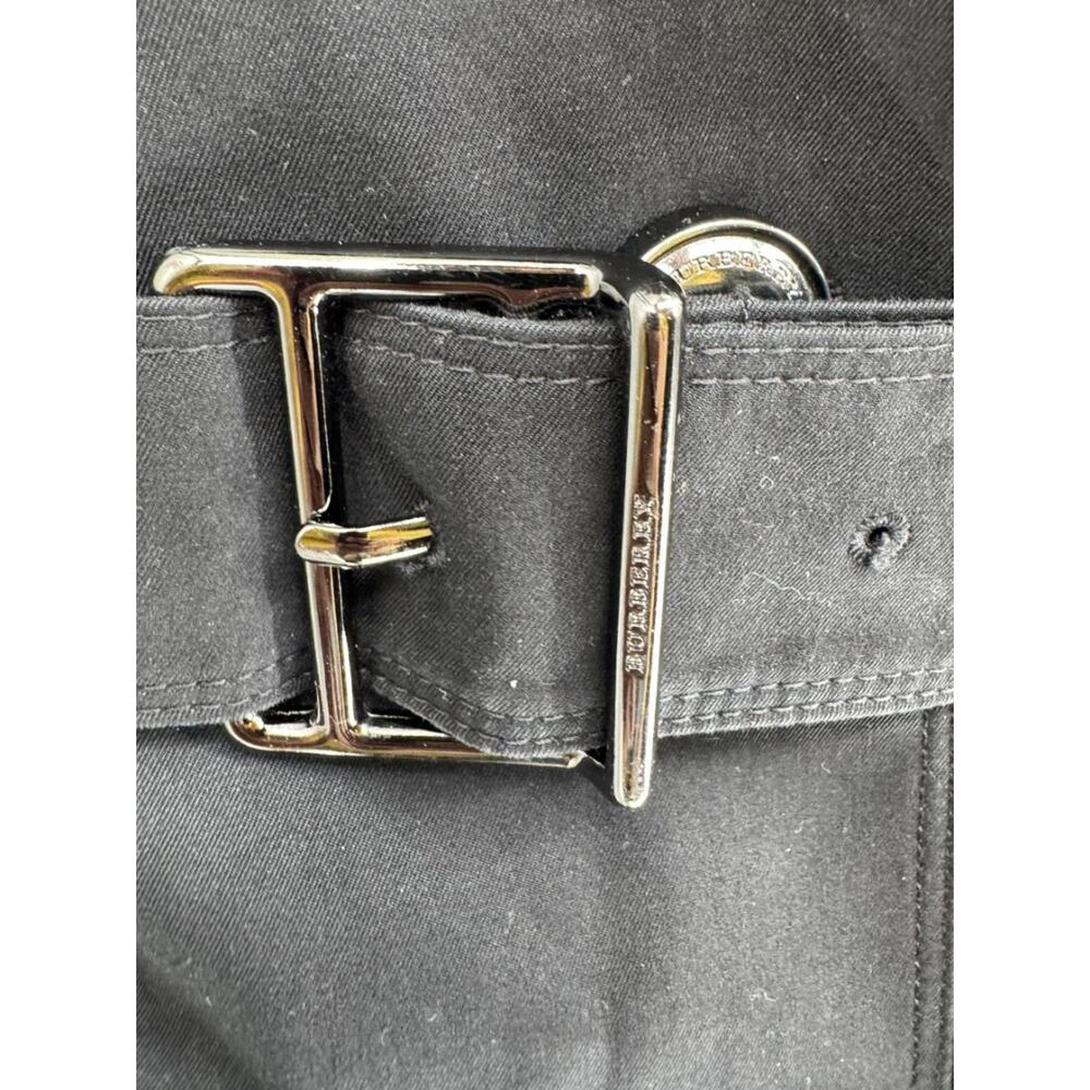 Burberry London Black Cotton Trench Coat with Dégradé Studded Details - Picture 2 of 15
